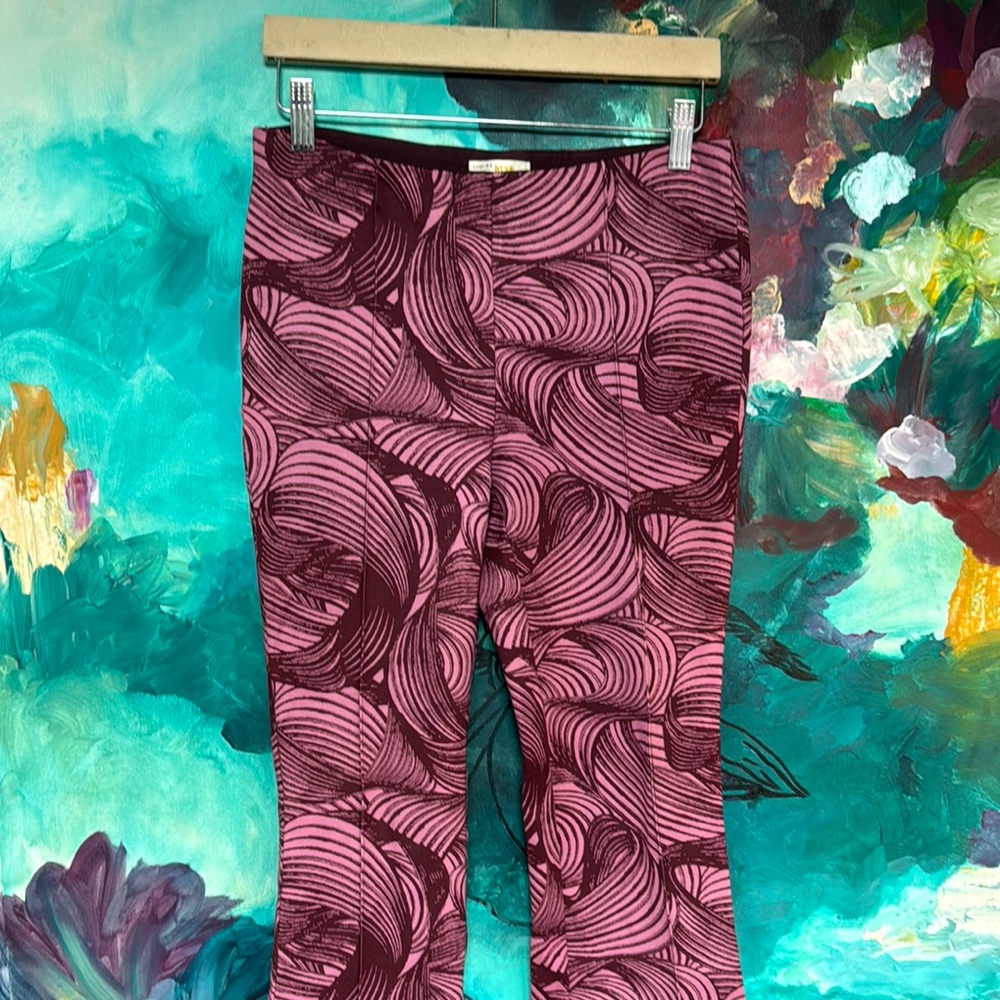 Boho Pink Patterned Woman Pants